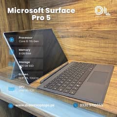 Microsoft Surface Pro 5 Core:i5-7th(8-256GB)