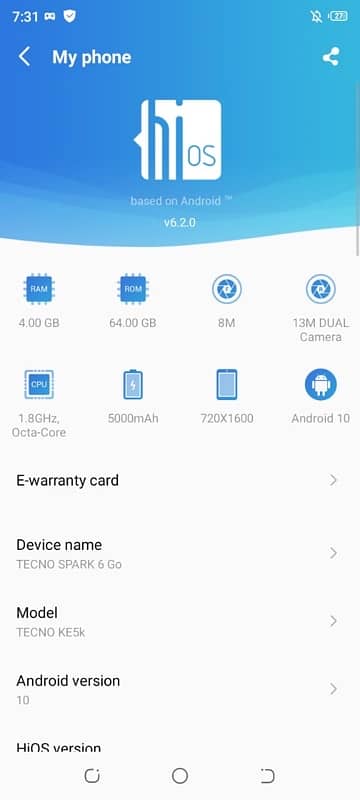 Tecno Spark 6 Go 4