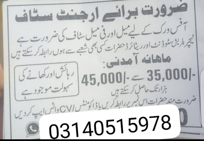 Third Floor Minhas Plaza Near ShamsAbad Metro Station Murree Road RWP* 1