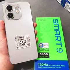 Infinix Smart 9 | 8GB Ram + 64GB Memory | Just Box Opened