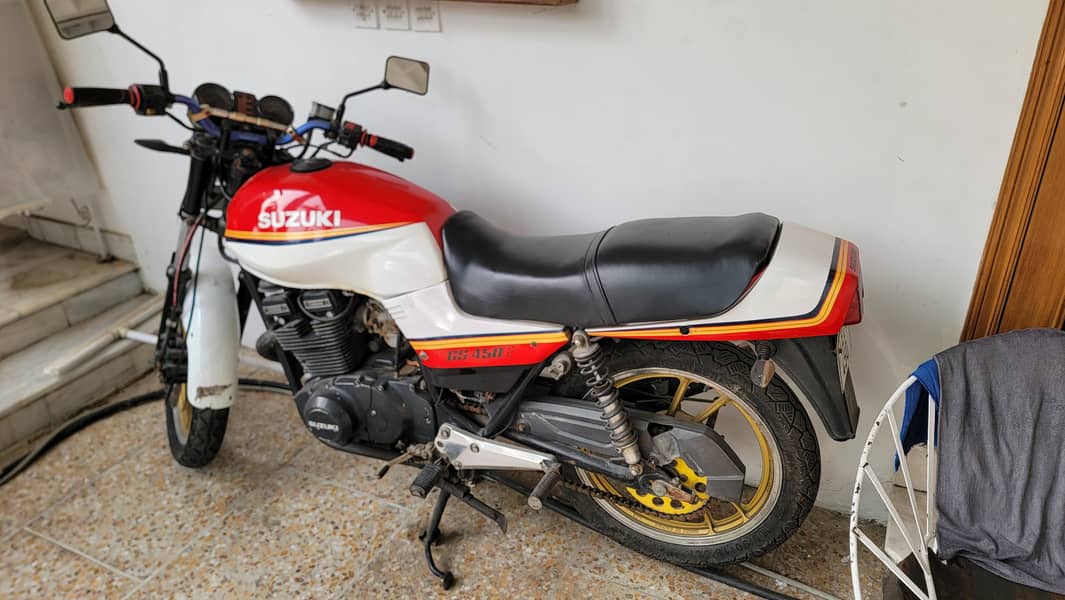 Suzuki GS450E 1986 10