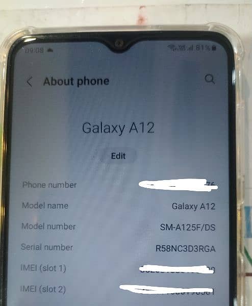 Galaxy A12 4