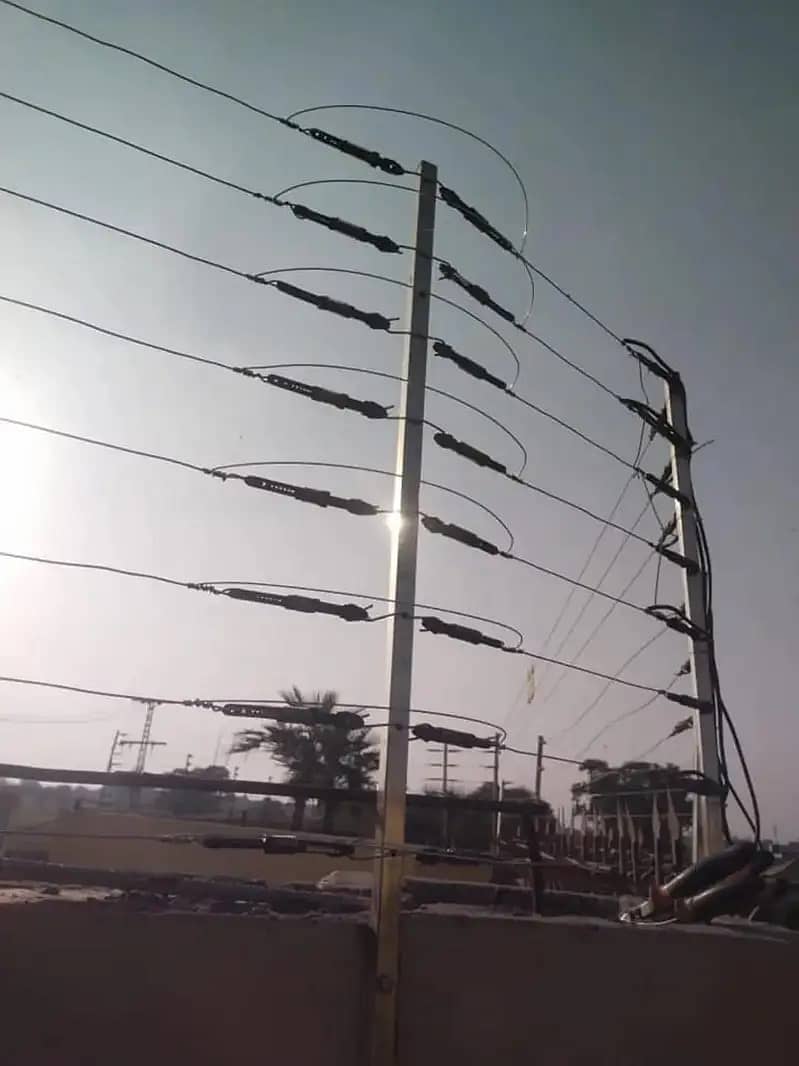 Electric fence / home security fence / wire fence / fence 8