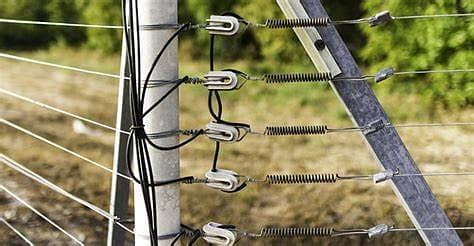 Electric fence / home security fence / wire fence / fence 16