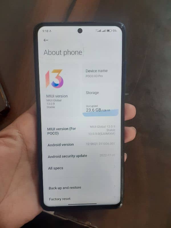 Redmi Poco X3 Pro Official Pta approved 7