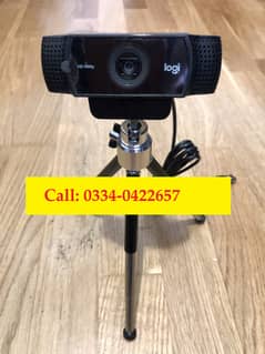 Logitech webcam c922 pro HD 1080 p ( Cash on delivery )