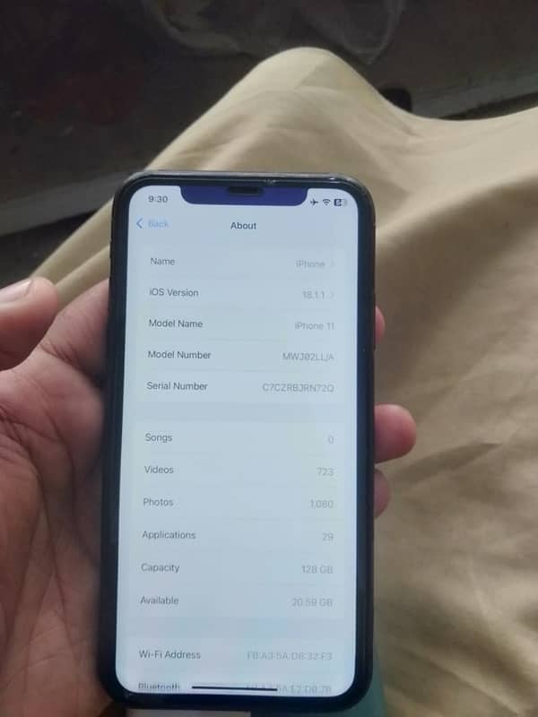 iphone 11 non pta 128 gb 85 health use like new 0