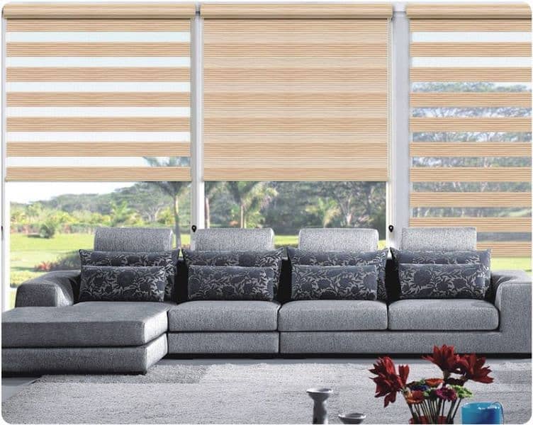 Roller window blind,Zebra window blind, wooden blind, vertical blind 4