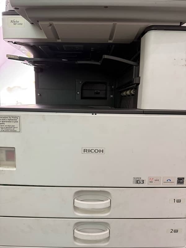 Ricoh Aficio MP 3352 Black & White Printer/Copier 6