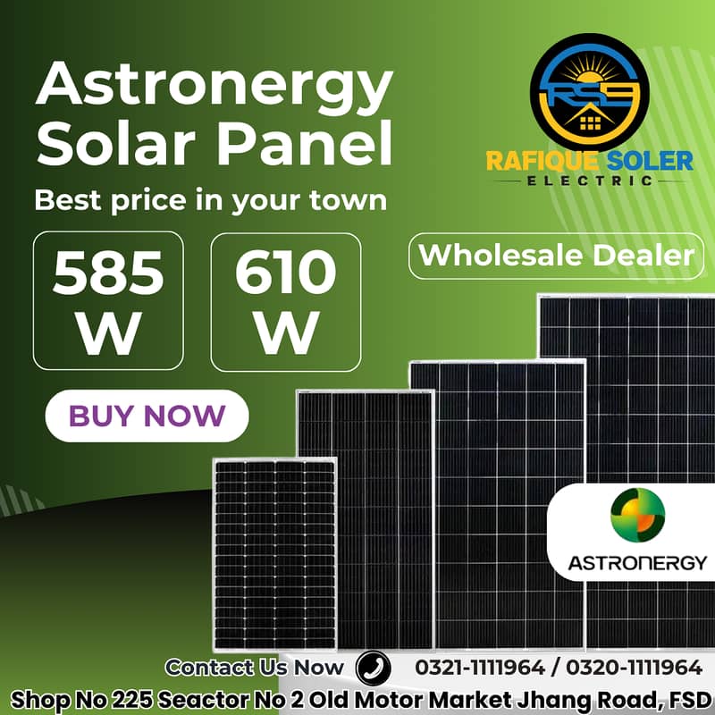 Astronergy Panel /585W Solar Panels | Solar | Wholesale dealer/Solar 0