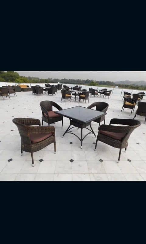 OUTDOOR RATAN FURNITURE AVAILABLE FOR CAFE'S RESTAURANT HOTEL FOR SALE 4