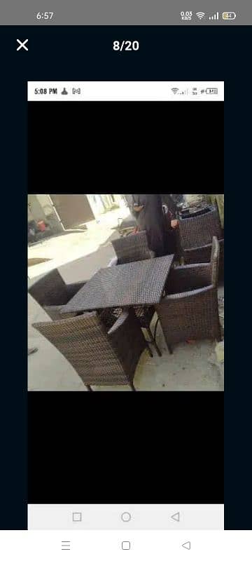 OUTDOOR RATAN FURNITURE AVAILABLE FOR CAFE'S RESTAURANT HOTEL FOR SALE 10