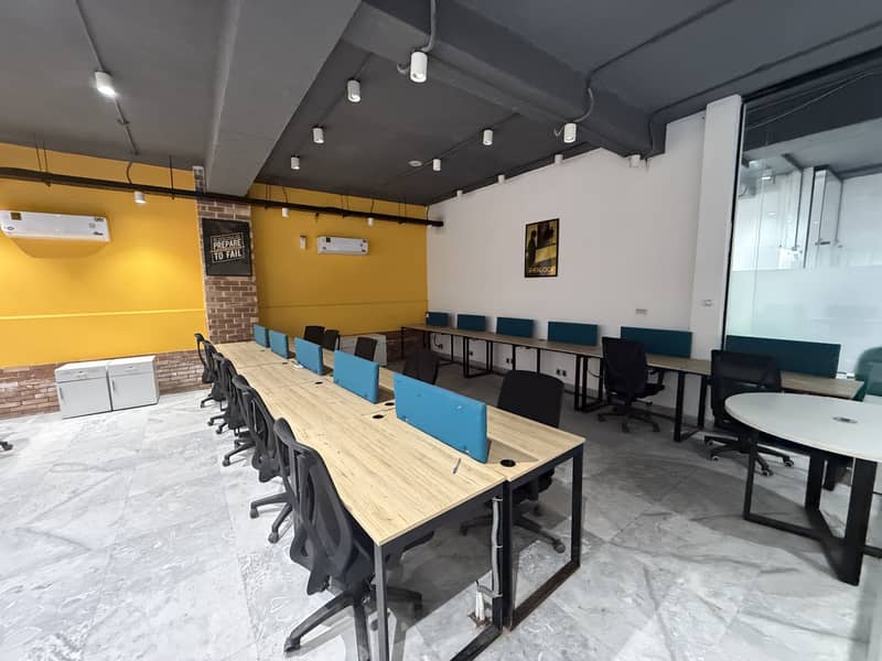 Shah Jee Estate Offerz Furnished Office Available For Rent It'S A Wonderful Option For Furnished Office In The Heart Of The Lahore City. Easy Approach From Anywhere In Gulberg.  Fully Furnished Office With Brand-new Furniture 14