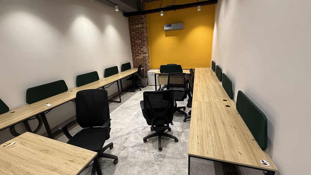 Shah Jee Estate Offerz Furnished Office Available For Rent It'S A Wonderful Option For Furnished Office In The Heart Of The Lahore City. Easy Approach From Anywhere In Gulberg.  Fully Furnished Office With Brand-new Furniture 27