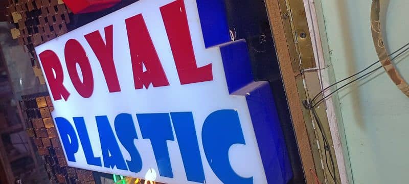 Acrylic sheet/Arcylic logo with light/Arcylic LED Sig/ pricein karachi 6