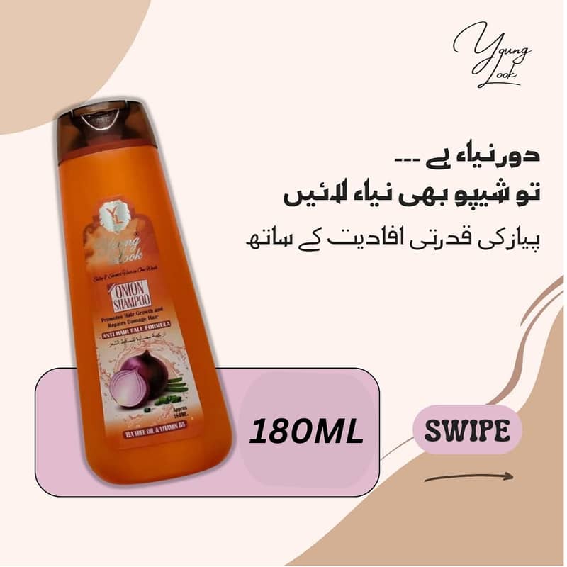 Young Look Onion Shampoo®  180ML 1