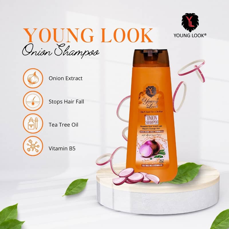 Young Look Onion Shampoo®  180ML 2