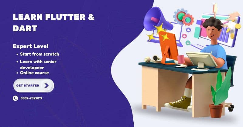 Learn Flutter application development 0