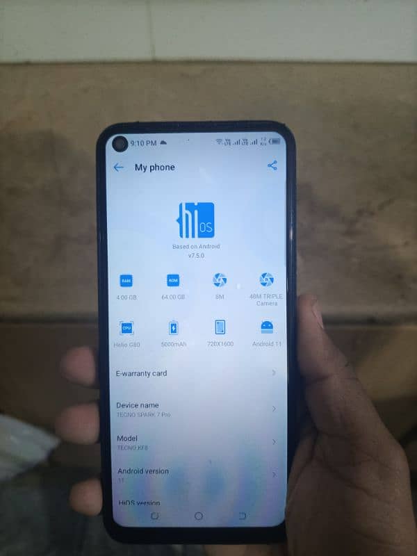 Tecno Spark 7 pro Mobile for sale 3