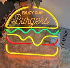 Neon 3d signboard | Acrylic sign | Panaflex printing & signage