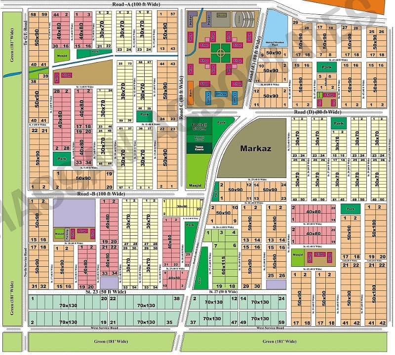 7 Marla Corner Residential Plot Available. For Sale in Margalla View Housing Society. MVCHS D-17 Block C Islamabad. 1