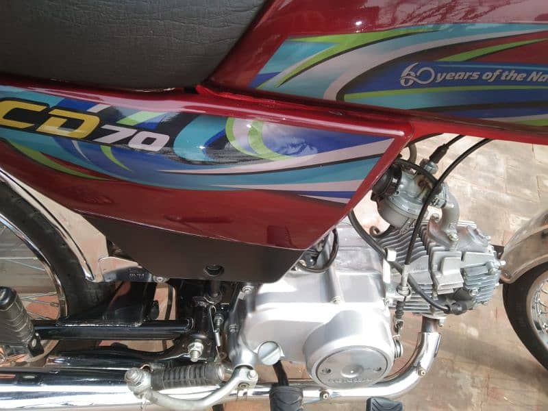 Honda CD 70 for sale in new condition 5