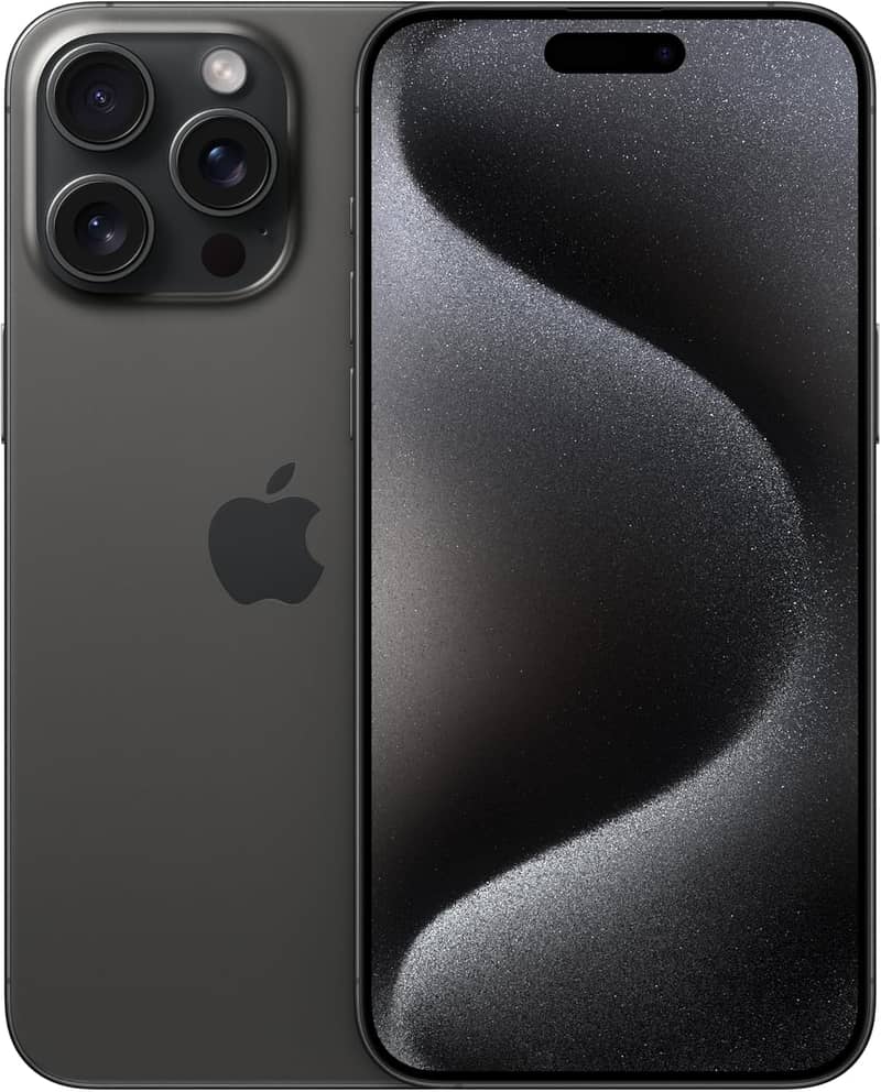 Apple iPhone 15 Pro Max jv black color 0