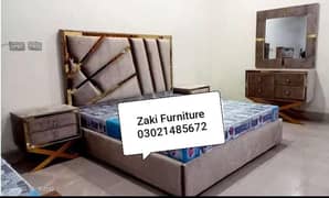 Double bed/king size bed/dressing table/bed set/wooden bed/furniture