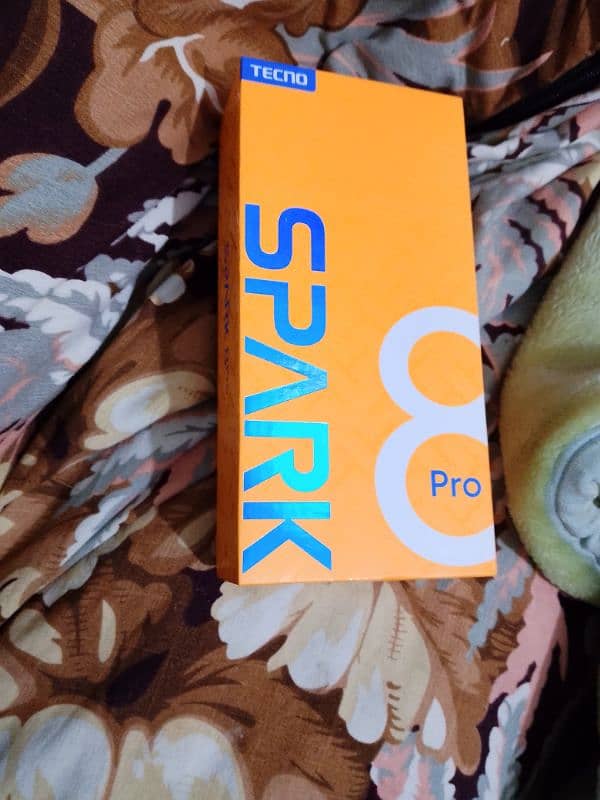 tecno spark 8 pro with box for sale 4