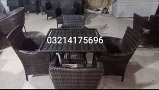 OUTDOOR GARDEN RATTAN UPVC FURNITURE SOFA SET CHAIRS TABLE UMBRELLA