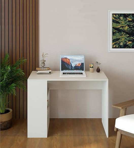 Elegant Wooden Study Table – Simple & Stylish,Modern Space-Saving 0