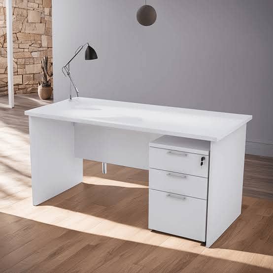 Elegant Wooden Study Table – Simple & Stylish,Modern Space-Saving 2