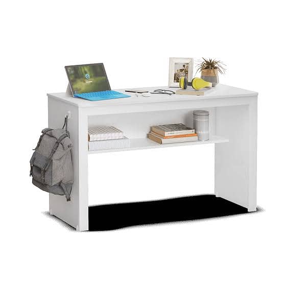 Elegant Wooden Study Table – Simple & Stylish,Modern Space-Saving 5