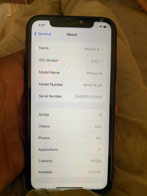 iPhone XR 84 health 64 gb no oprn no repair Face ID True Tone okay a 4