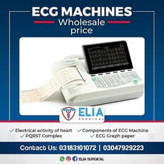 ECG machines in economical rates .