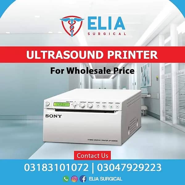 Ultrasound printer of mitsbushi and sony ultrasounds . 0