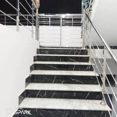 SS Railing stairs || Solar structure