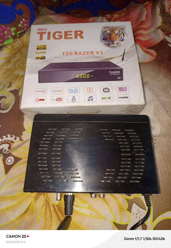 Use Dish 5fitt full setup original Tiger t20 0