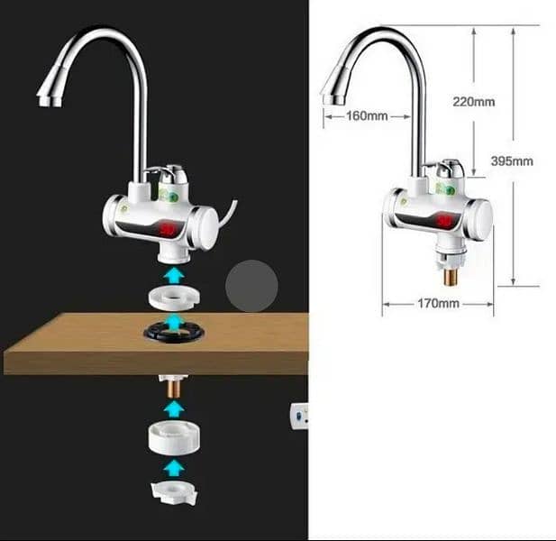 Hot water tap 1