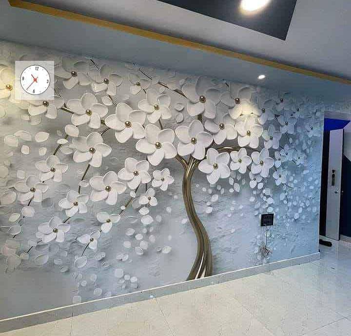 3D Wallpaper| Canvas sheet| Flex Wallpaper|3D wall panels| Pvc panels 2