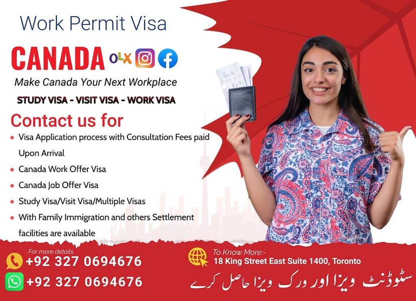 Work Permit Visa Availabe | Staff Hiring | Staff Hiring in Canada 0