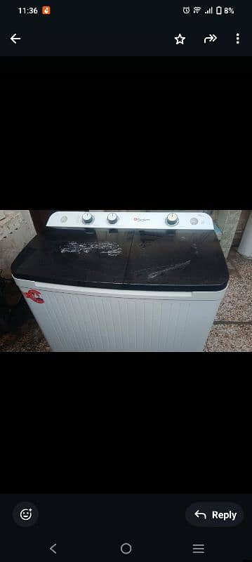 Dawlance twin tub washing machine dw10500c 0