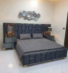 bed/Double bed/king size bed/bed set/Poshish bed/furniture