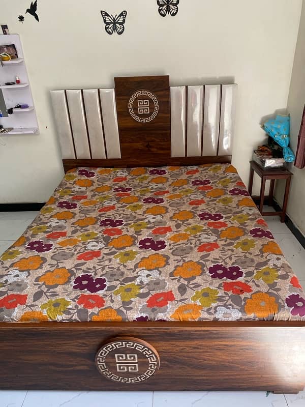 Queen size Versace design bed | Slightly Used 2