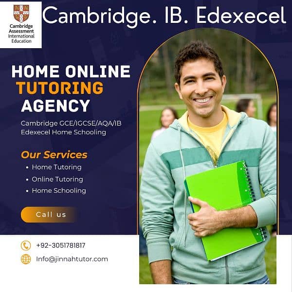 Online tutor Home Tutor Academy Male and female Tutoring service 0