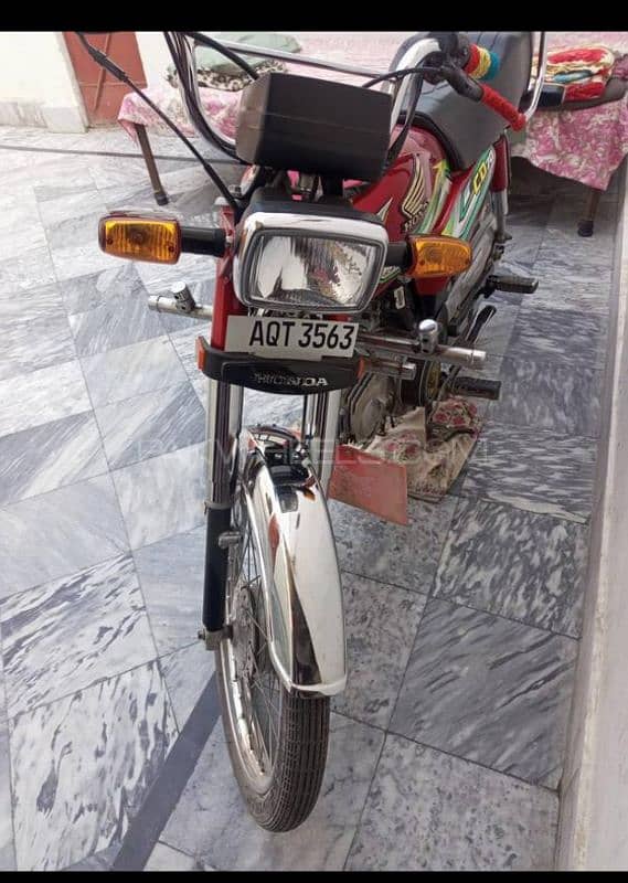 Honda cd70 all punjab 3