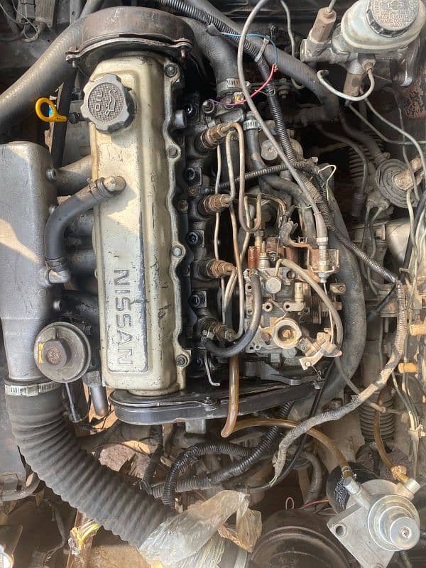 Nissan Sunny Diesel Engine 16 Valve CD 17  with gear Box And Fitting 2