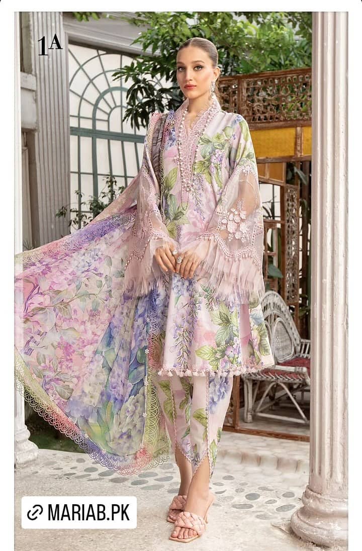 Maria b 2Pc dress Ethnic Shirt with attached frock 0