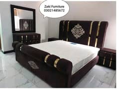 Poshish bed/king size bed/dressing table/bed set/wooden bed/furniture