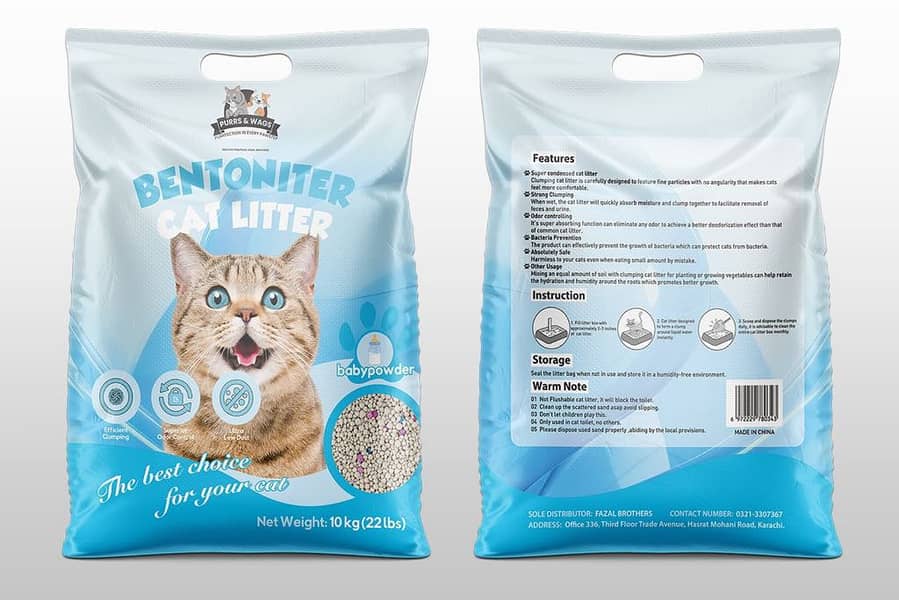 Bantonite Cat Litre in 10Kg Pack 1